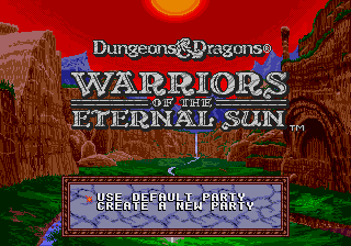 Dungeons & Dragons: Warriors of the Eternal Sun screenshot