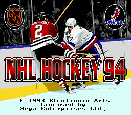 NHL Hockey '94 [Model E254SMXI] screenshot