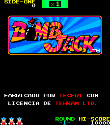 Bomb Jack screenshot