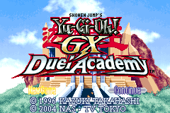 Shonen Jump's Yu-Gi-Oh! GX - Duel Academy [Model AGB-BYGE-USA] screenshot