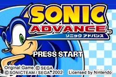Sonic Advance [Model AGB-ASOP-EUR] screenshot