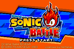 Sonic Battle [Model AGB-BSBE-USA] screenshot