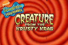 SpongeBob SquarePants - Creature from the Krusty Krab [Model AGB-BO4E-USA] screenshot