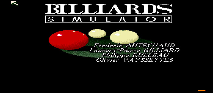 Billiards Simulator screenshot