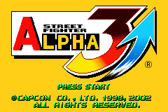 Street Fighter Alpha 3 [Model AGB-AZUP] screenshot