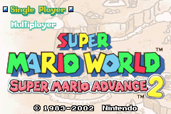 Super Mario Advance 2 - Super Mario World [Model AGB-AA2P-EUR] screenshot
