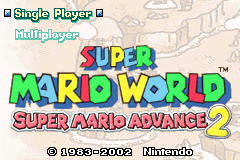 Super Mario Advance 2 - Super Mario World [Model AGB-AA2E-USA] screenshot