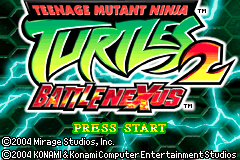 Teenage Mutant Ninja Turtles 2 - Battle Nexus [Model AGB-BT2P] screenshot