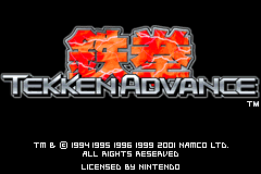 Tekken Advance [Model AGB-ATKE-USA] screenshot