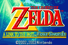 The Legend of Zelda - A Link to the Past & Four Swords [Model AGB-ALP] screenshot