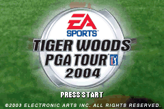 Tiger Woods PGA Tour 2004 [Model AGB-BTWE-USA] screenshot