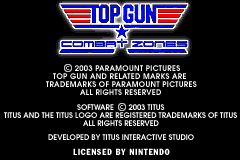 Top Gun - Combat Zones [Model AGB-A2YE-USA] screenshot