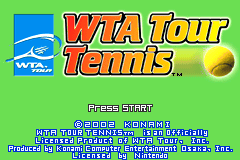 WTA Tour Tennis [Model AGB-ATEE-USA] screenshot