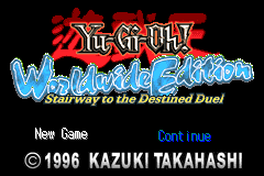 Yu-Gi-Oh Worldwide Edition - Stairway to the Destined Duel [Model AGB-AYWE-USA] screenshot