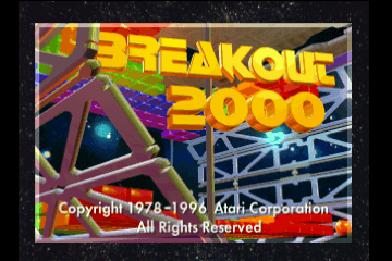 Breakout 2000 [Model J9093E] screenshot