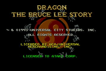 Dragon - The Bruce Lee Story [Model J9036E] screenshot