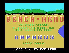 Beach-Head screenshot