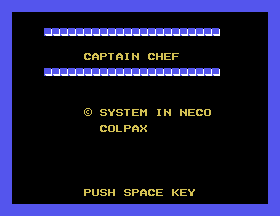 Captain Chef [Model 48C99-1005] screenshot