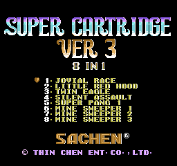 Super Cartridge Ver 3 - 8 in 1 screenshot