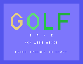 Golf Game [Model 00040] screenshot
