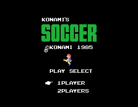 Konami's Soccer [Model RC732] screenshot