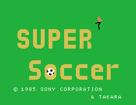 Super Soccer [Model HBS-G021C] screenshot