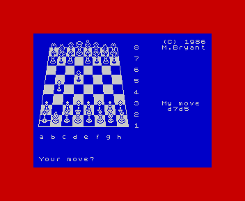 Colossus Chess 4 [Model XXX 1015] screenshot