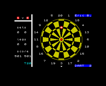 Eric Bristow's Pro-Darts [Model QSP 0085] screenshot