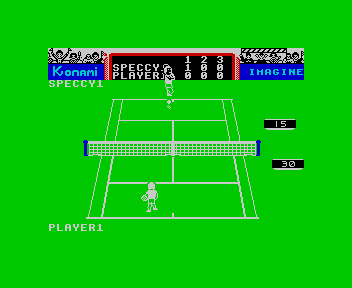 Konami's Tennis [Model 110153] screenshot