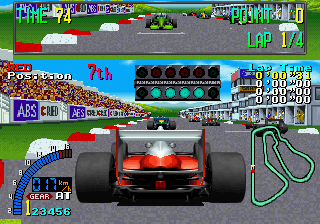 Sega Arcade Auto Racing Games on F1 Exhaust Note  Coin Op  Arcade Video Game  Sega Enterprises  Ltd