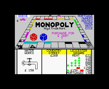 Monopoly [Model LG 040] screenshot