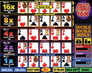 Multi-Strike Poker Deluxe screenshot