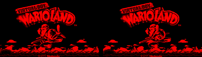 Virtual Boy Wario Land - Awazon no Hihou [Model VUE-VWCJ-JPN] screenshot