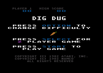 Dig Dug [Model RX8026] screenshot