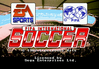 FIFA International Soccer [Model 7255] screenshot