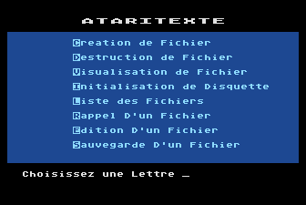 AtariTexte [Model RXF 8036 K] screenshot