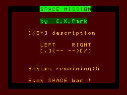 Space Mission screenshot