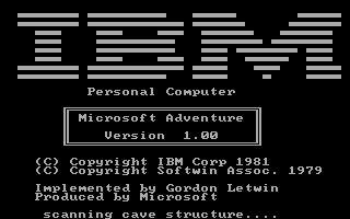 Microsoft Adventure screenshot