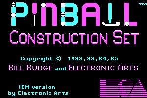 Pinball Construction Set [Model 1048] screenshot