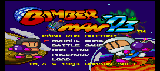 Bomberman '93 [Model TGX040093] screenshot
