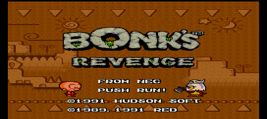 Bonk's Revenge [Model TGX040058] screenshot
