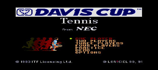 Davis Cup Tennis [Model TGX040061] screenshot