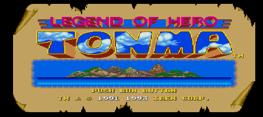 Legend of Hero Tonma [Model TGX040083] screenshot