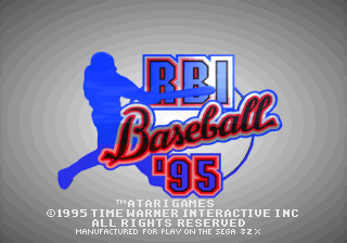 R.B.I. Baseball '95 [Model T-4803F] screenshot