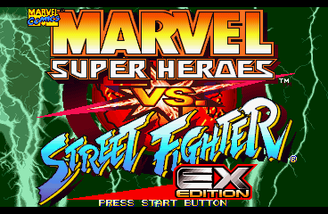 Marvel Super Heroes vs. Street Fighter EX Edition [Model SLPS-01915] screenshot