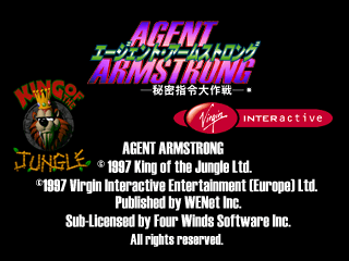 Agent Armstrong - Himitsu Shirei Daisakusen [Model SLPM-01073] screenshot