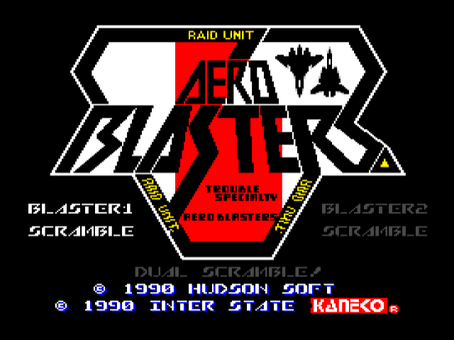 Aero Blasters [Model 32] screenshot