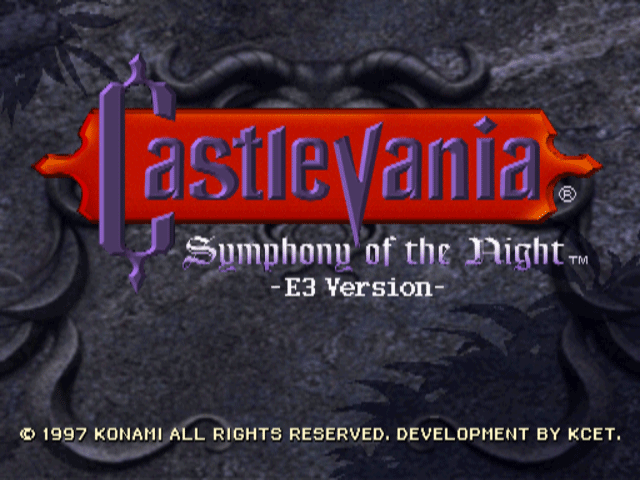 Castlevania - Symphony of the Night [E3 Version] screenshot