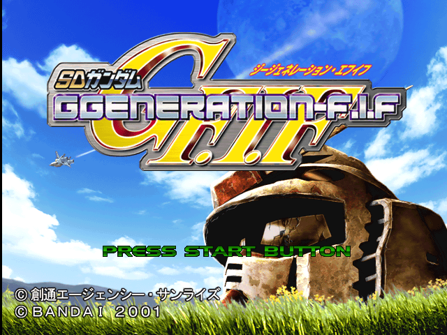 SD Gundam - G Generation-F.I.F [Model SLPS-03195] screenshot