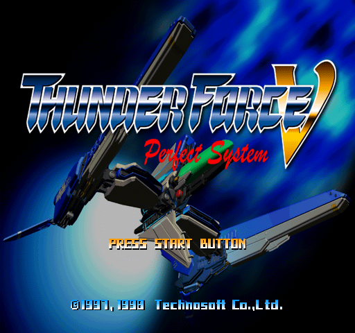 Thunder Force V - Perfect System [Model SLPS-01406] screenshot